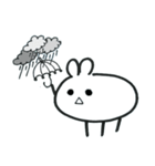 Expressionless bunny wagashi（個別スタンプ：14）