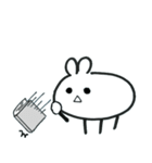 Expressionless bunny wagashi（個別スタンプ：16）