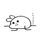 Expressionless bunny wagashi（個別スタンプ：23）