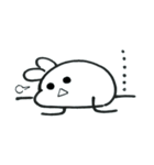 Expressionless bunny wagashi（個別スタンプ：24）
