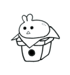 Expressionless bunny wagashi（個別スタンプ：25）