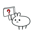 Expressionless bunny wagashi（個別スタンプ：29）