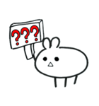 Expressionless bunny wagashi（個別スタンプ：30）