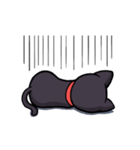 黒ネコ スタンプ（個別スタンプ：7）