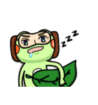 One day of frog and toad（個別スタンプ：8）
