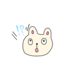 うさみさん3とわたしの手（個別スタンプ：1）