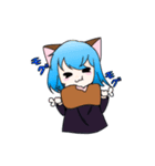 狼少女のノラちゃん（個別スタンプ：3）