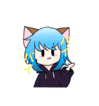 狼少女のノラちゃん（個別スタンプ：8）