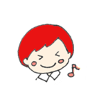 赤い髪の彼。（個別スタンプ：6）