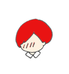 赤い髪の彼。（個別スタンプ：14）