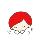 赤い髪の彼。（個別スタンプ：22）
