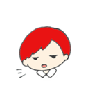 赤い髪の彼。（個別スタンプ：23）