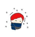 赤い髪の彼。（個別スタンプ：36）
