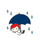 赤い髪の彼。（個別スタンプ：37）