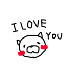 キャン吉  LOVE（個別スタンプ：3）