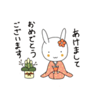 Stamp of winter rabbit（個別スタンプ：30）