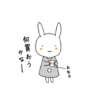 Stamp of winter rabbit（個別スタンプ：31）