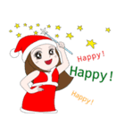 Merry X'mas: Happiness Season Greeting.（個別スタンプ：2）