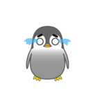 Rough eyebrows penguin（個別スタンプ：6）