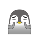 Rough eyebrows penguin（個別スタンプ：10）