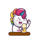 Funny Fatty Unicorn（個別スタンプ：1）
