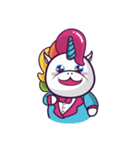 Funny Fatty Unicorn（個別スタンプ：3）
