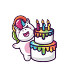 Funny Fatty Unicorn（個別スタンプ：4）