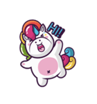 Funny Fatty Unicorn（個別スタンプ：5）