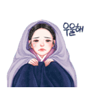 Lovely HANBOK Girls (KOR)（個別スタンプ：21）