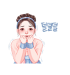 Lovely HANBOK Girls (KOR)（個別スタンプ：24）