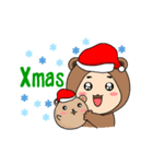 Bear Elly's Merry Christmas（個別スタンプ：1）