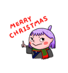 Girl's mean murmur (X'mas ＆ New year)（個別スタンプ：1）