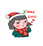 Girl's mean murmur (X'mas ＆ New year)（個別スタンプ：4）