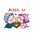 Girl's mean murmur (X'mas ＆ New year)（個別スタンプ：7）