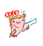 Girl's mean murmur (X'mas ＆ New year)（個別スタンプ：9）