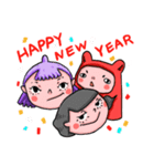 Girl's mean murmur (X'mas ＆ New year)（個別スタンプ：10）