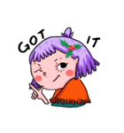 Girl's mean murmur (X'mas ＆ New year)（個別スタンプ：11）