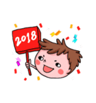 Girl's mean murmur (X'mas ＆ New year)（個別スタンプ：13）