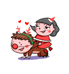 Girl's mean murmur (X'mas ＆ New year)（個別スタンプ：14）