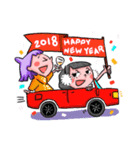 Girl's mean murmur (X'mas ＆ New year)（個別スタンプ：16）
