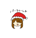 クリスマスガール（個別スタンプ：4）