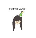クリスマスガール（個別スタンプ：5）