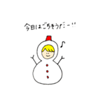 クリスマスガール（個別スタンプ：14）