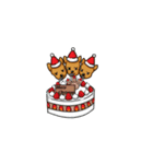 ケルベロスのケルちゃん クリスマスを祝う（個別スタンプ：8）