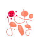 手書き文字筆風（個別スタンプ：1）