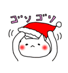 クリスマスの白猫サンタ2～年末年始まで☆（個別スタンプ：10）