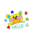 Rainbow bear2 English ver（個別スタンプ：2）