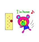 Rainbow bear2 English ver（個別スタンプ：4）