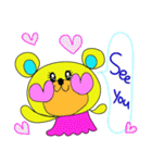Rainbow bear2 English ver（個別スタンプ：5）