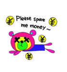 Rainbow bear2 English ver（個別スタンプ：6）